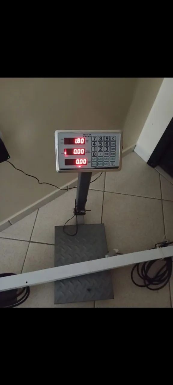 Balança Digital De Plataforma Computadora 150kg Bivolt