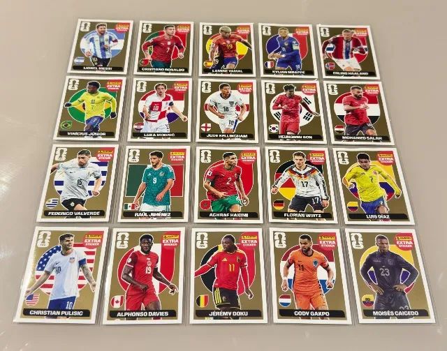 Coleção completa Legends - Ouro - Copa 2026 (Original Panini) - Foto 2