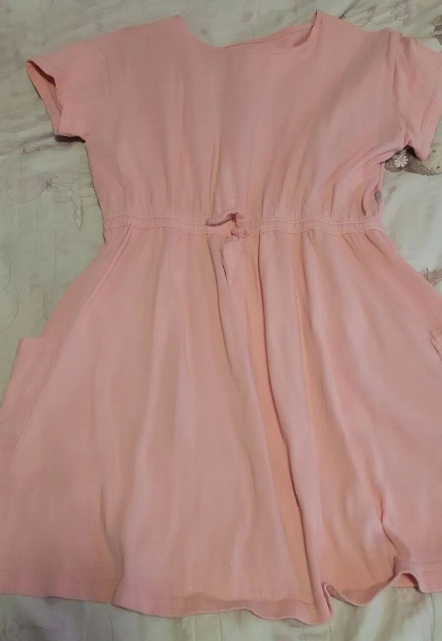 Vestido Hering infantil rosa