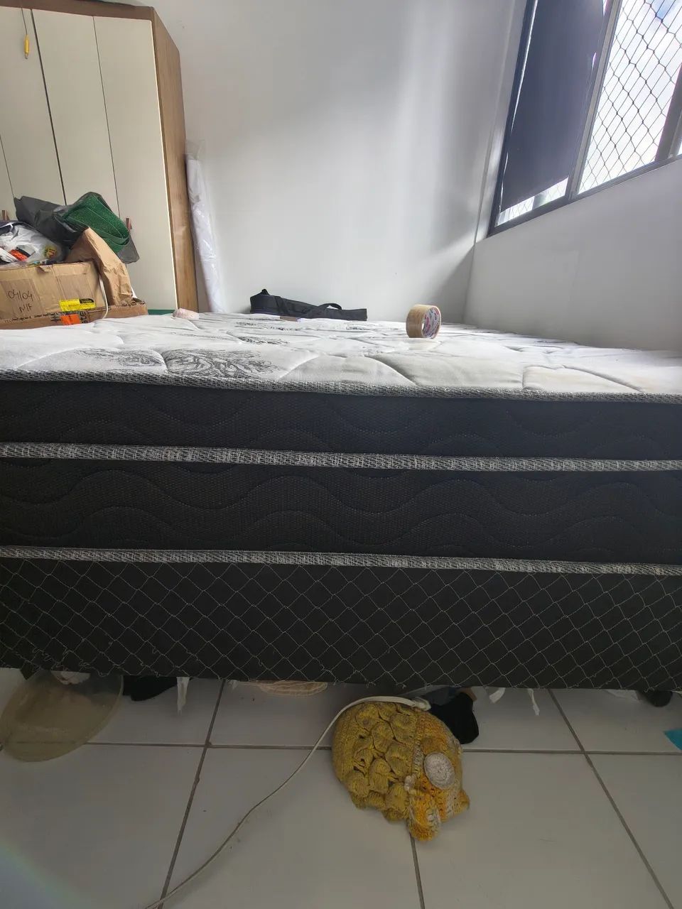 Cama box + colchão Ortobom  - Foto 3