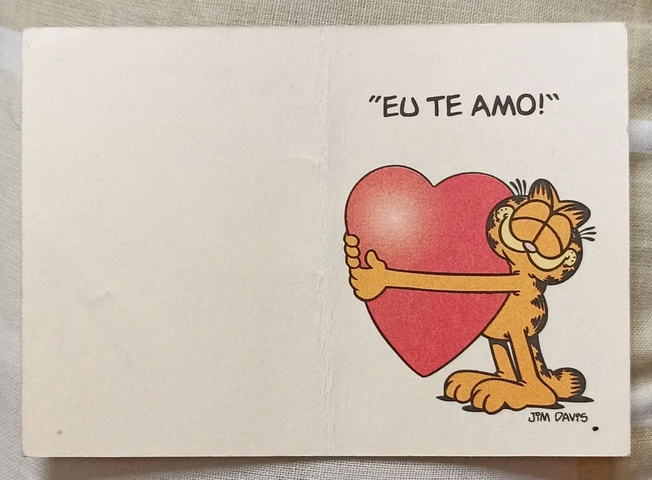 Mini cartão do algum do Garfield dos anos 90  - Foto 2