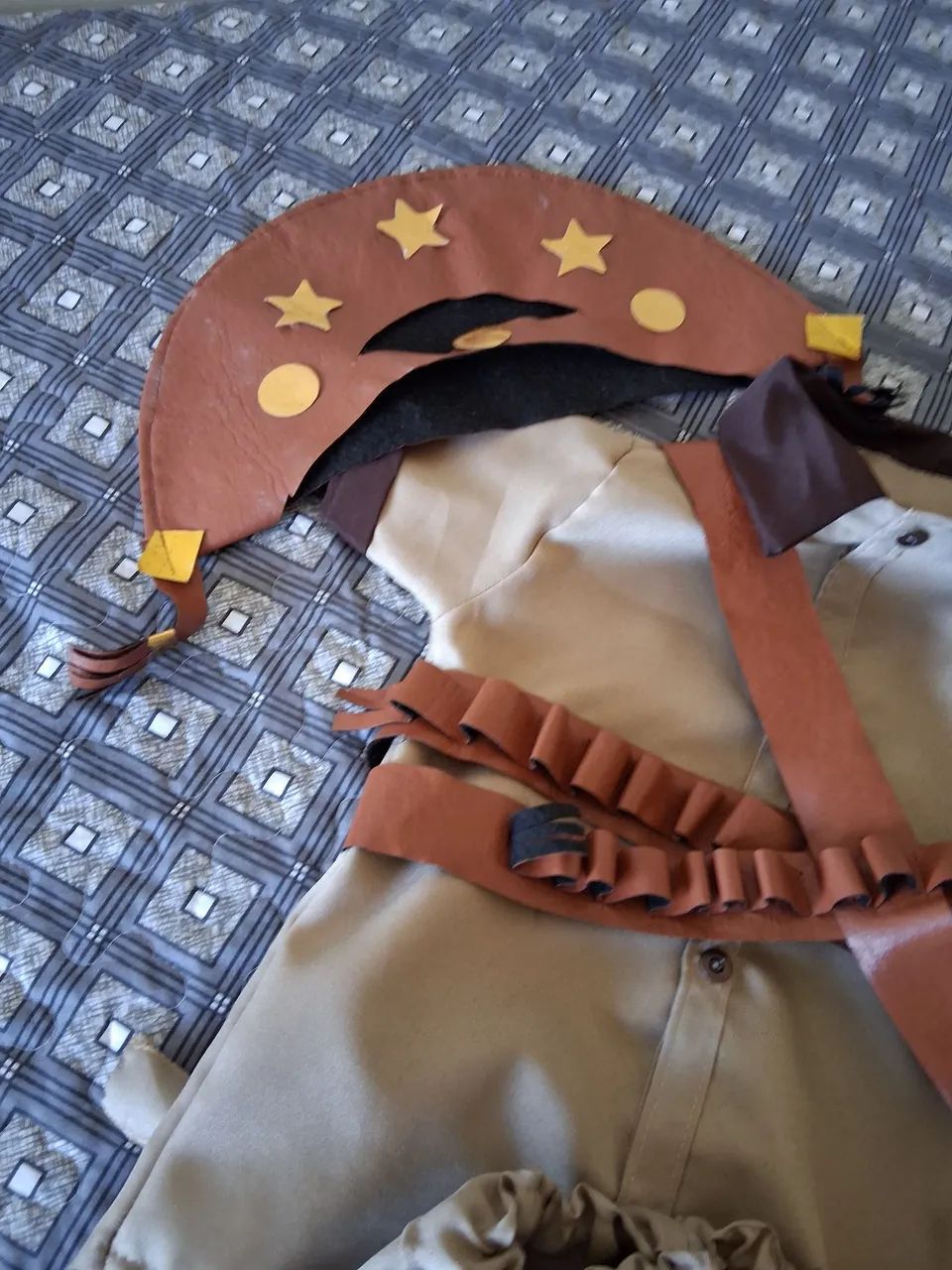 Conjunto junino de lampião criança 04 anos  - Foto 4