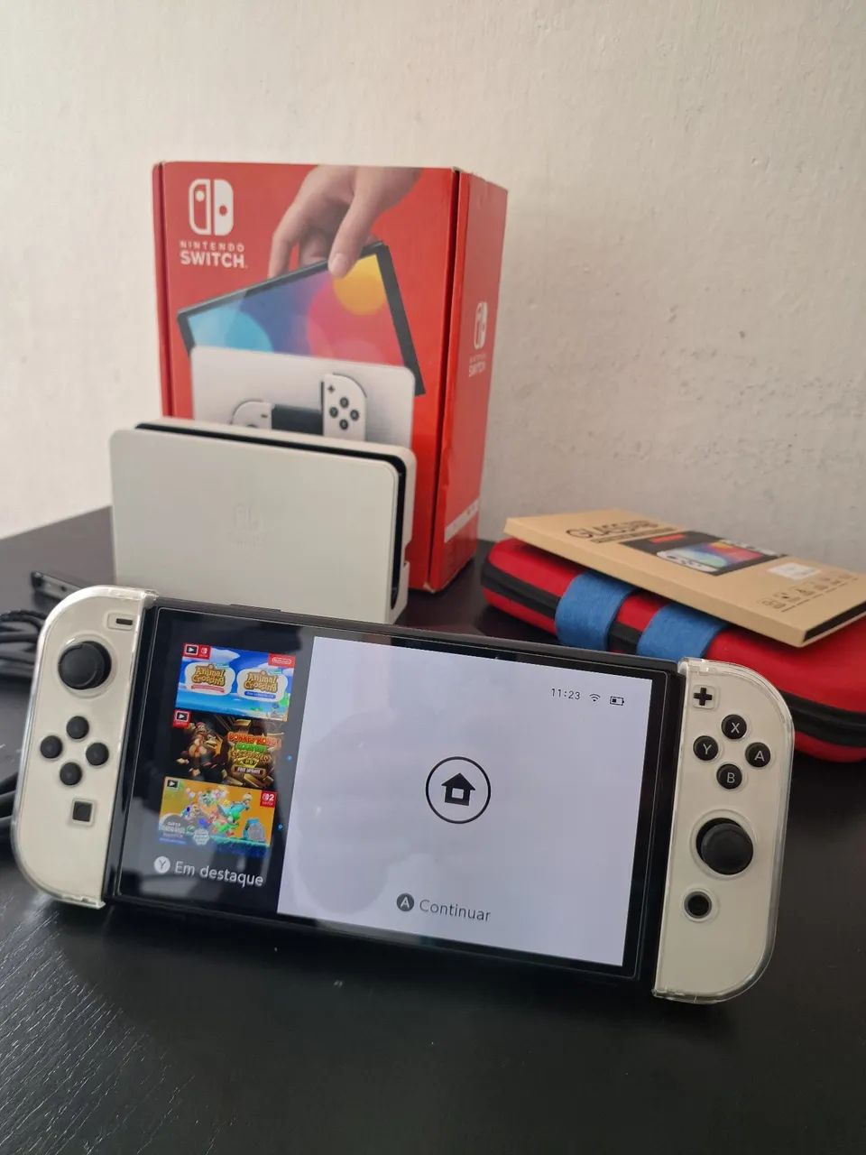 Nintendo Switch OLED + Case - Foto 3