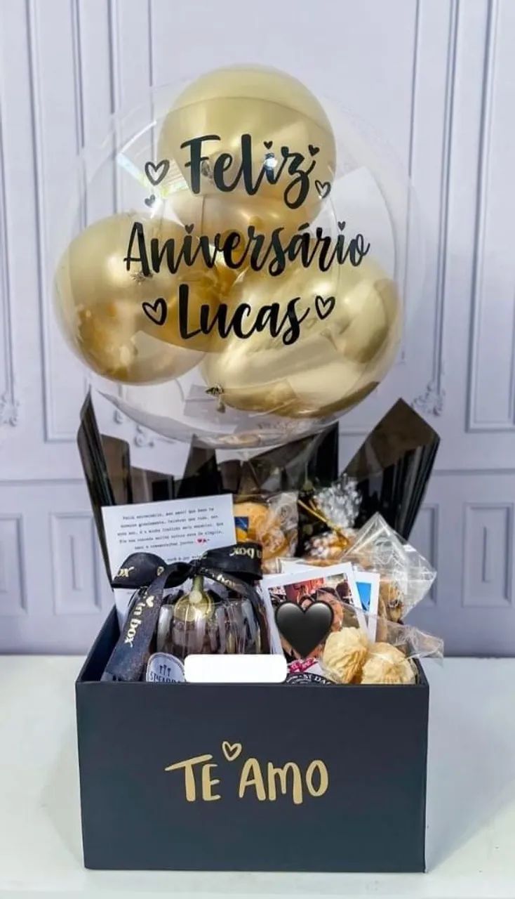 Cesta café aniversário 