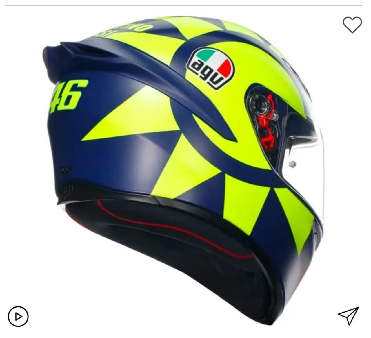 Capacete p/motoqueiro - Foto 6