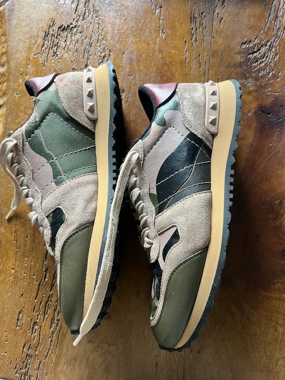 Tênis Valentino Garavani Rockrunner Camuflado Original com tecibo - 38