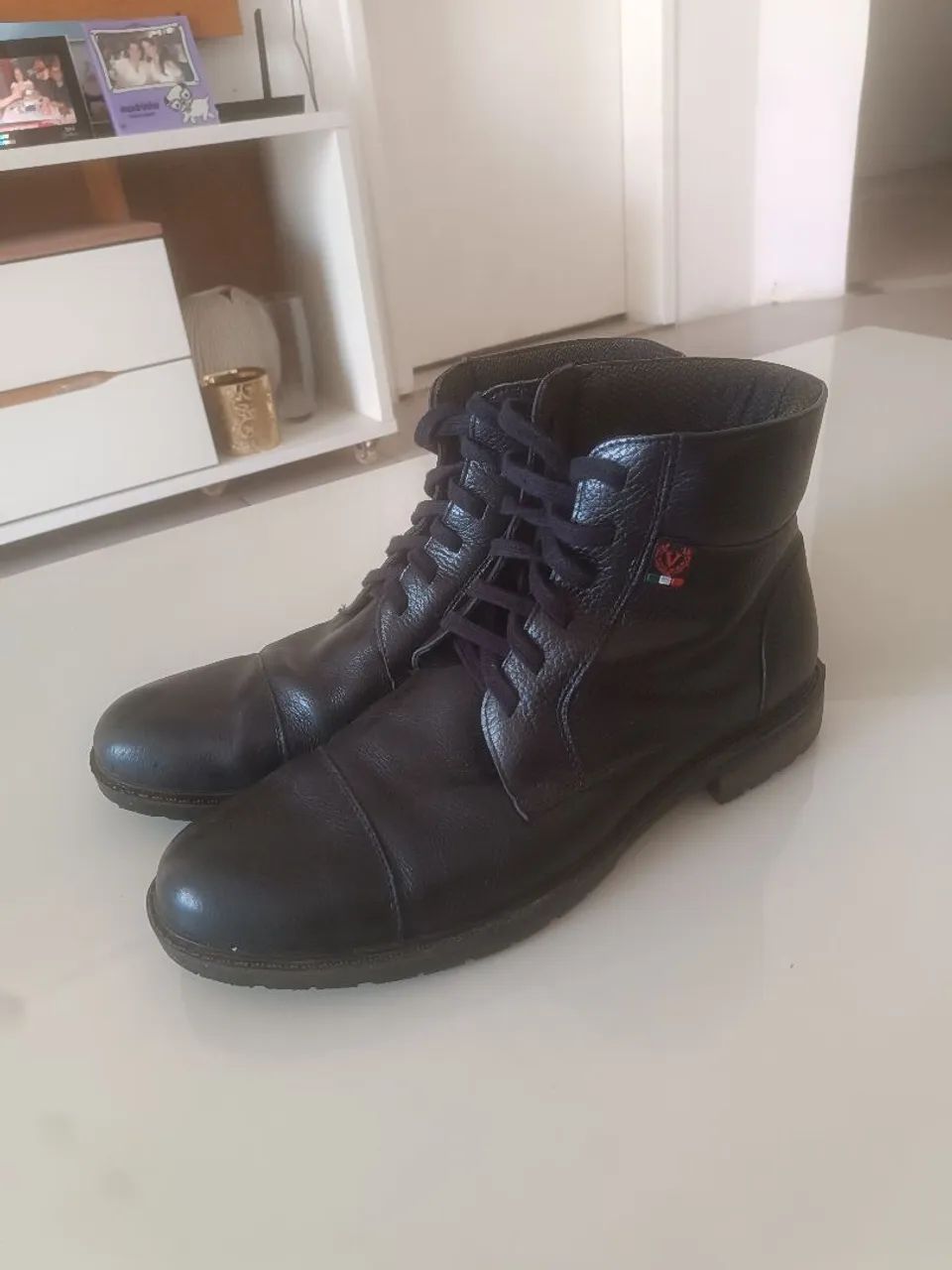 Botinas De Couro Legítimo (botas) - Foto 3