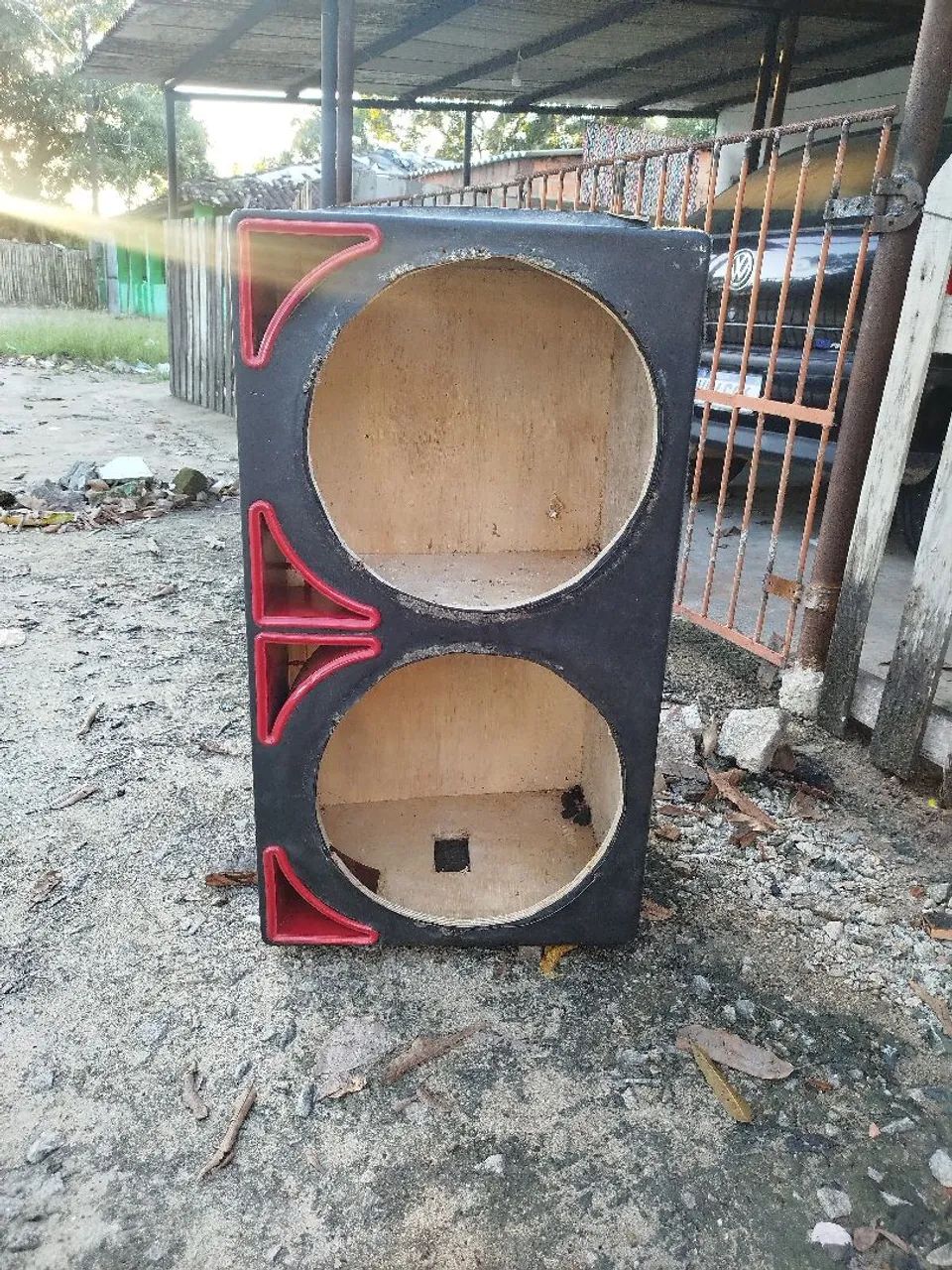 Caixote para dois altos falante de 15 polegadas  - Foto 3