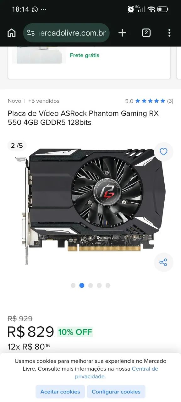 Peças para PC GAMER