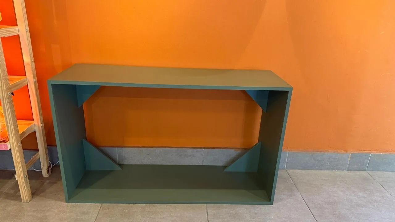 Estante/ expositor verde 