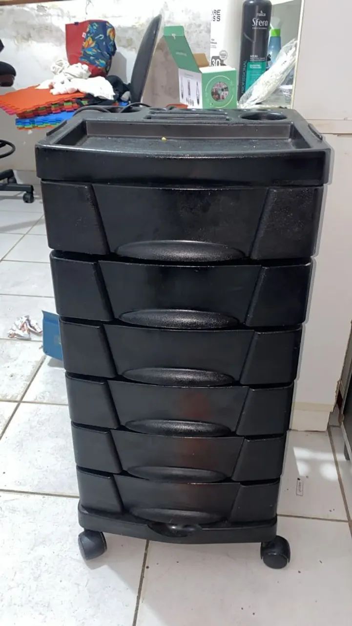 Carrinho auxiliar cabeleireiro 