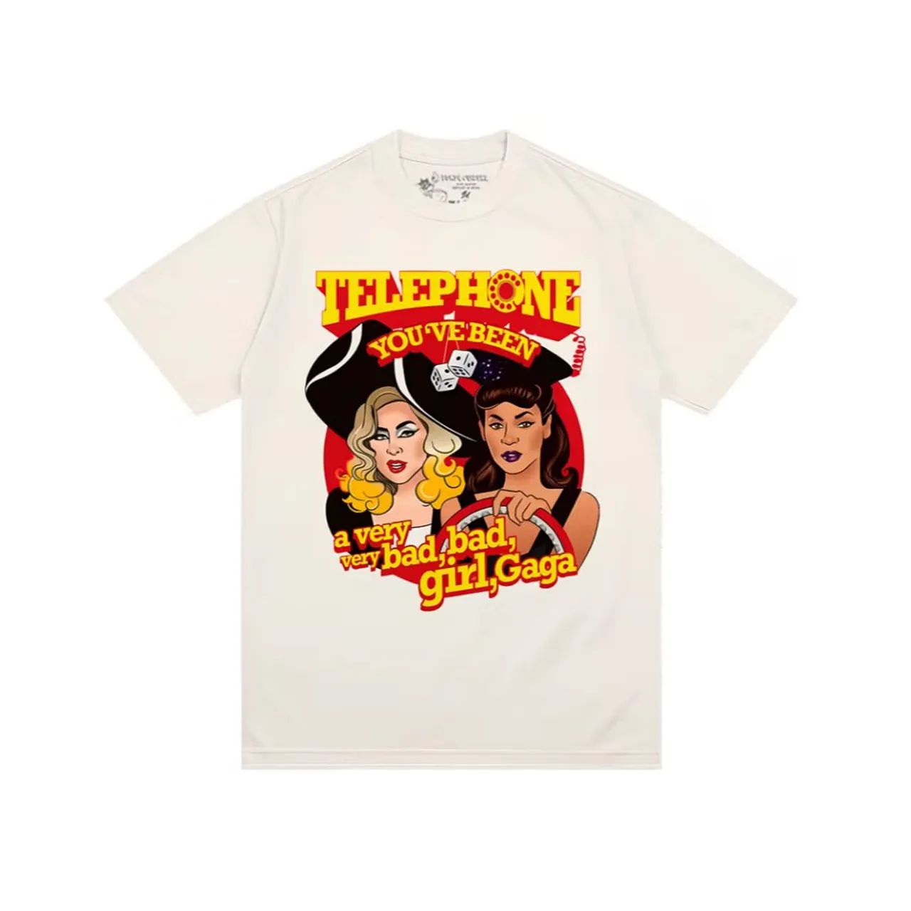 Camisa Estampada Telephone Lady Gaga e Beyoncé Tam M