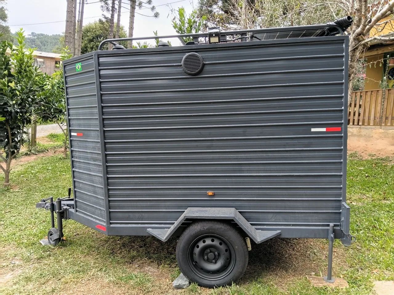 Carretinha motorhome equipada nova - Foto 3
