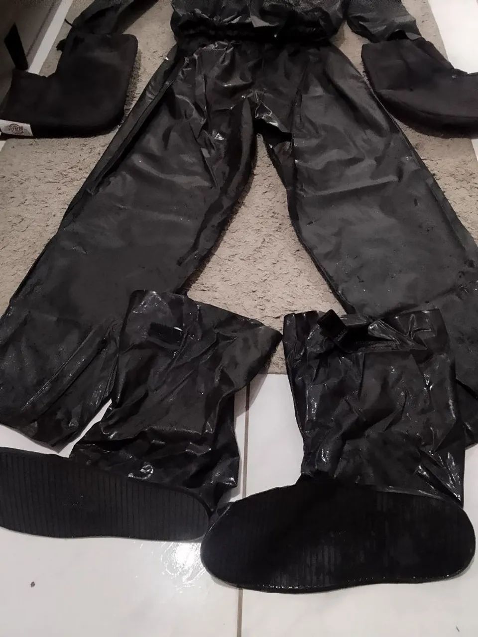 Conjunto capa de chuva completo para motoboy  - Foto 3