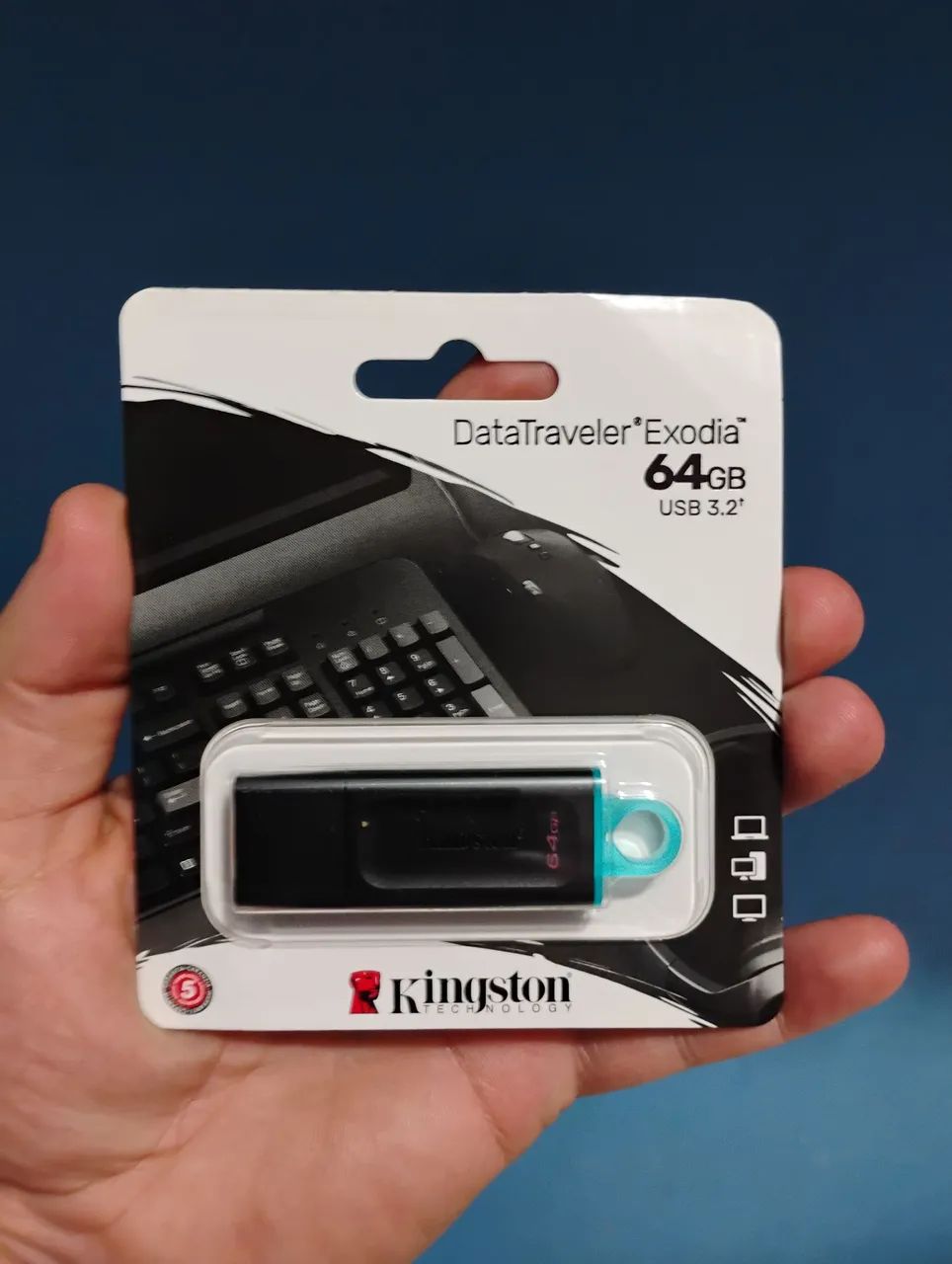 Pen drive Kingston 64 GB Original (Novo)