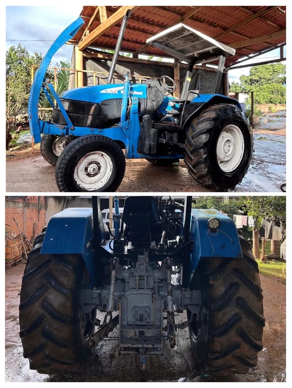 Trator TL 75 com Lâmina