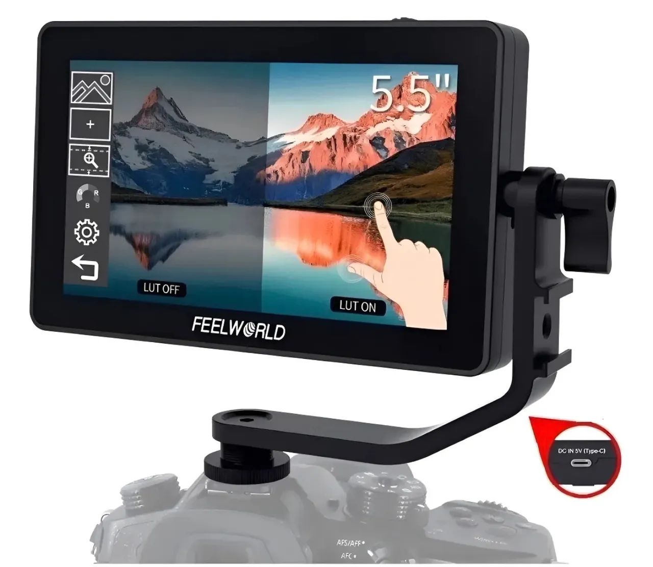 Câmera Sony ZV-E10 + Lente Viltrox 13mm f/1.4 + Monitor Feelworld F6 Plus  - Foto 5