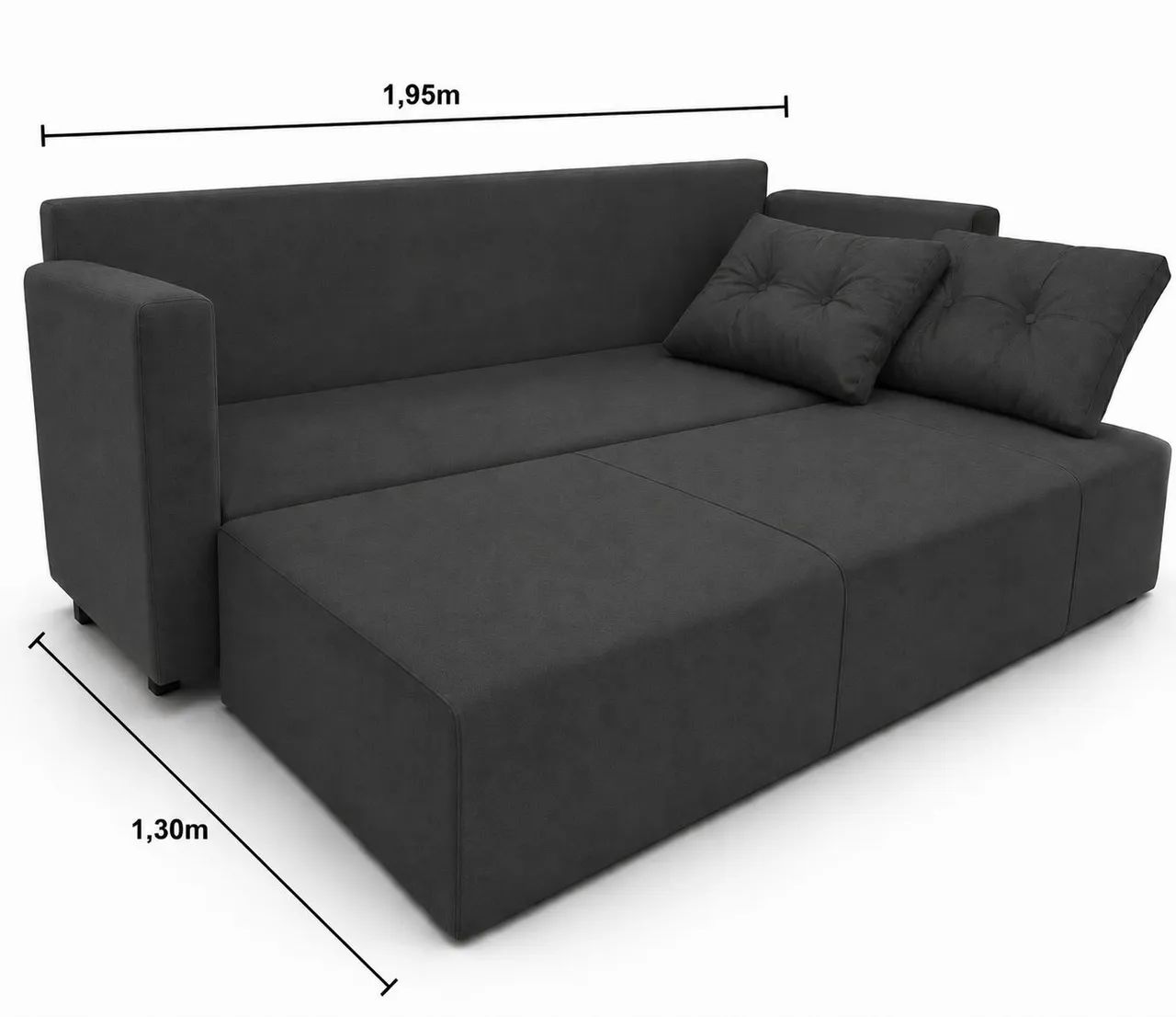 SOFÁ CAMA moderno, preço INCRÍVEL!!! - Foto 4