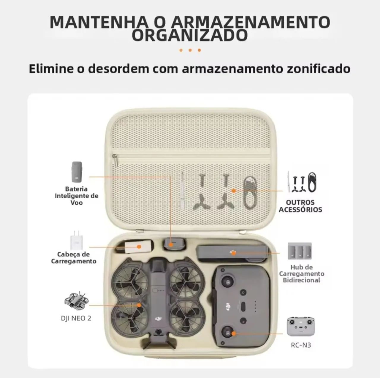 Case drone dji neo 2 rc n3 - Foto 2