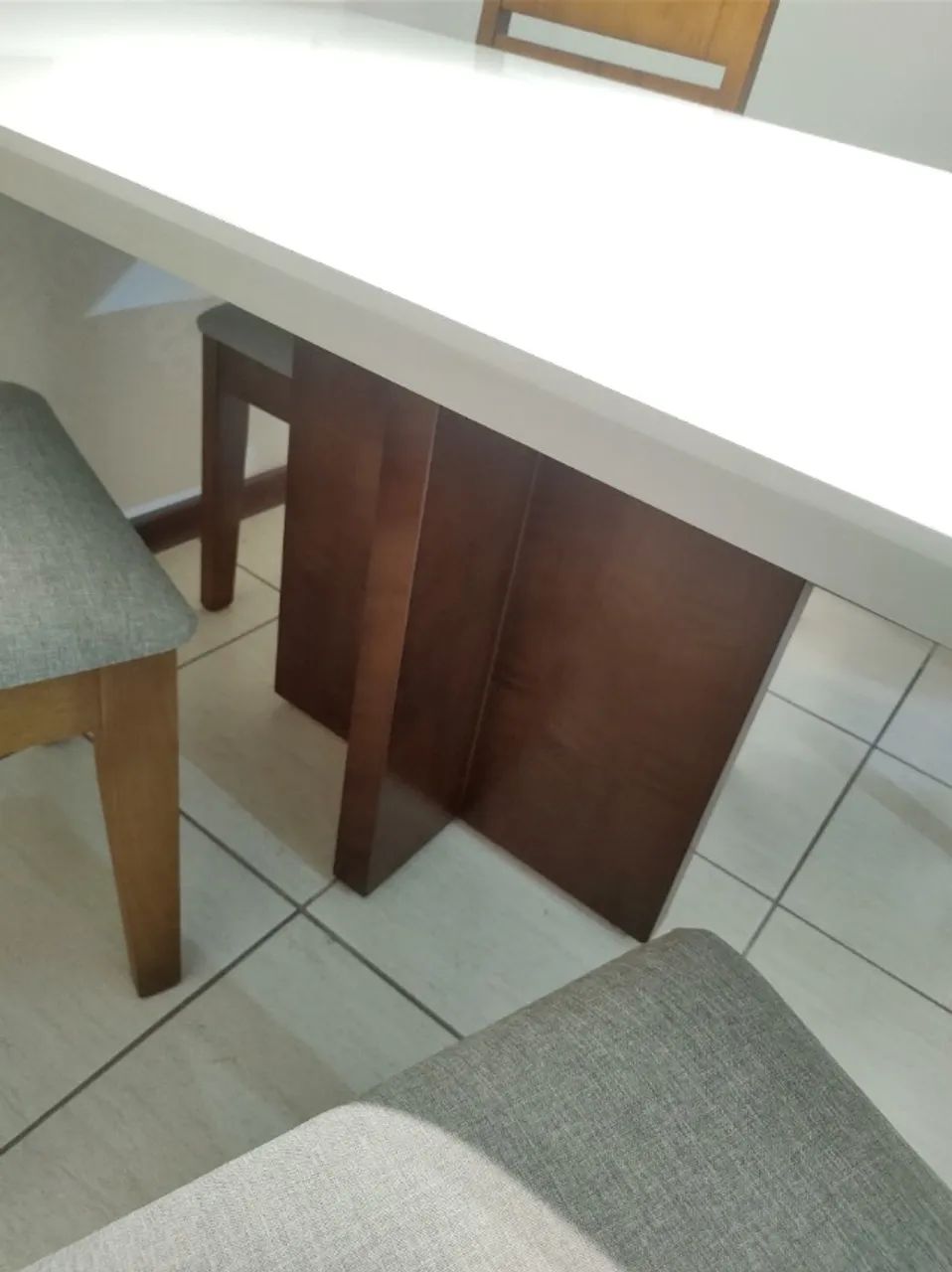 Conjunto mesa de jantar retangular - Foto 4