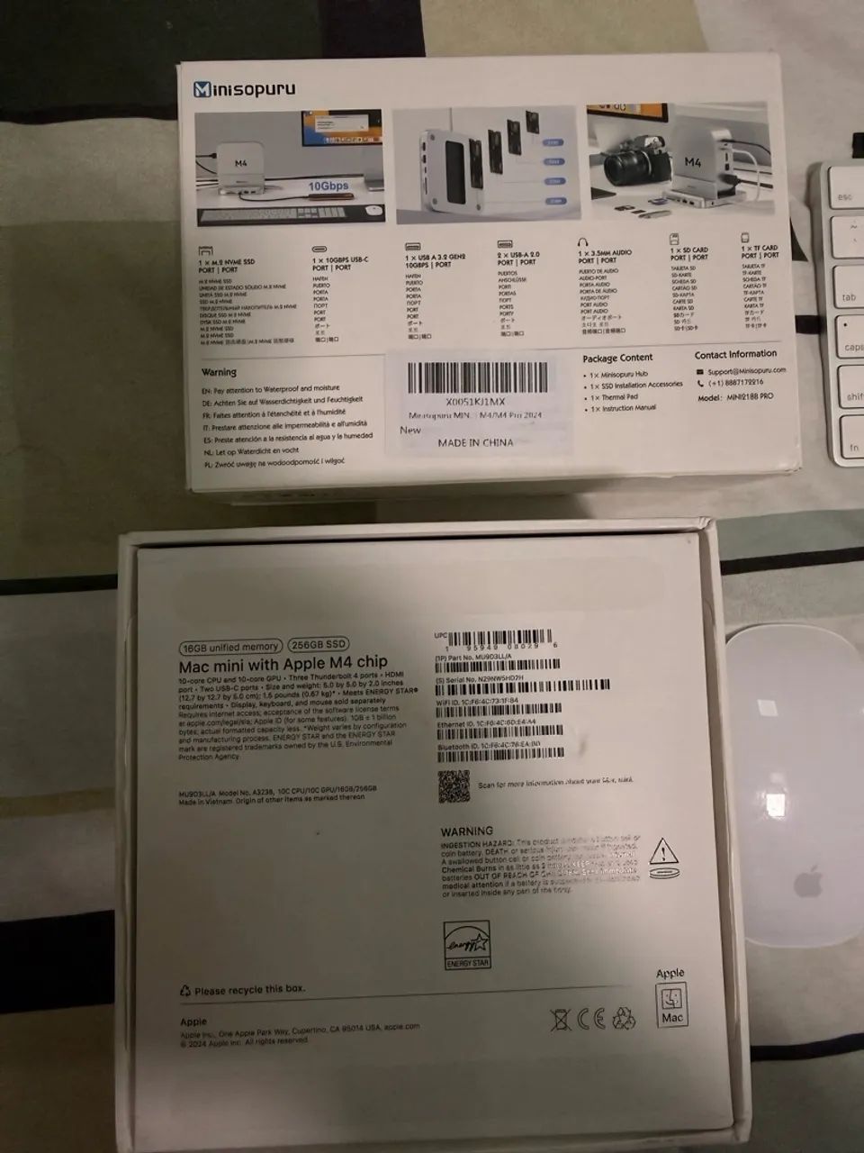 Mac Mini M4 Garantia até Junho de 2027, Dock e Magic Mouse e Magic Keyboard  - Foto 2