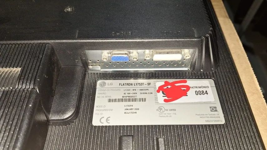 Monitor LG 17" - Usado - Funcionando - Foto 4