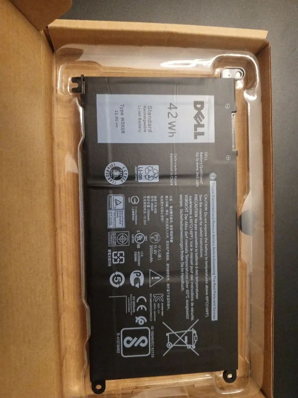 Bateria Dell wdxor 42w 11.4v  - Foto 2