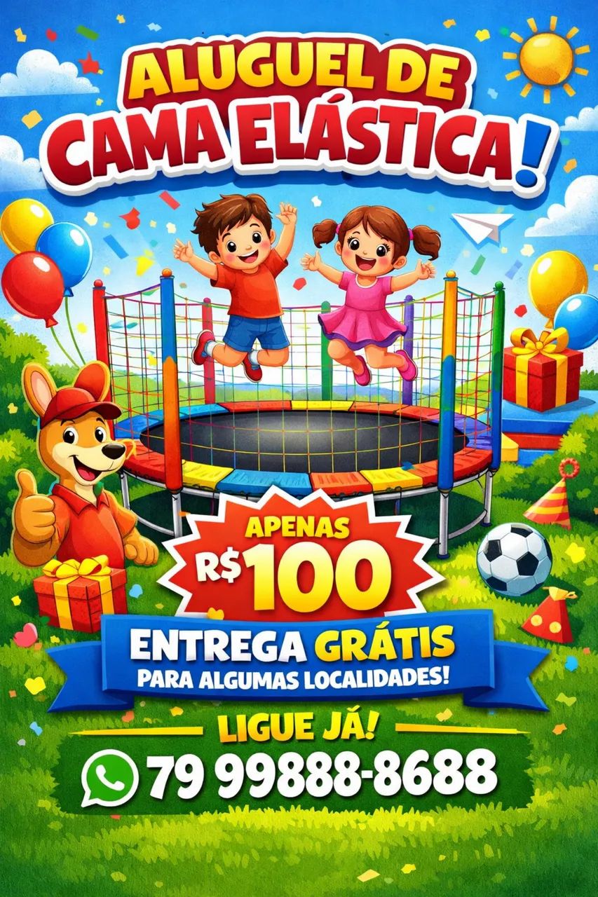 Locação de cama elástica 