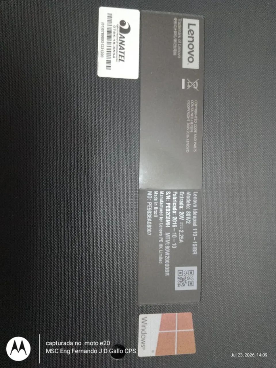 VENDE-SE NOTEBOOK LENOVO IDEAPAD (NOVÍSSIMO) - Foto 2