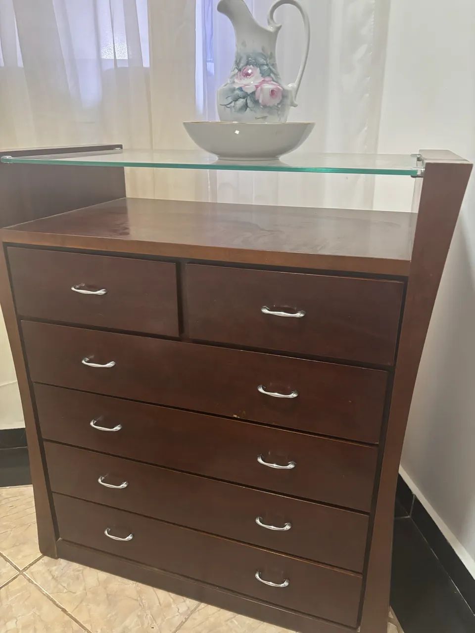 Cômoda impecável Imbuia - Foto 4