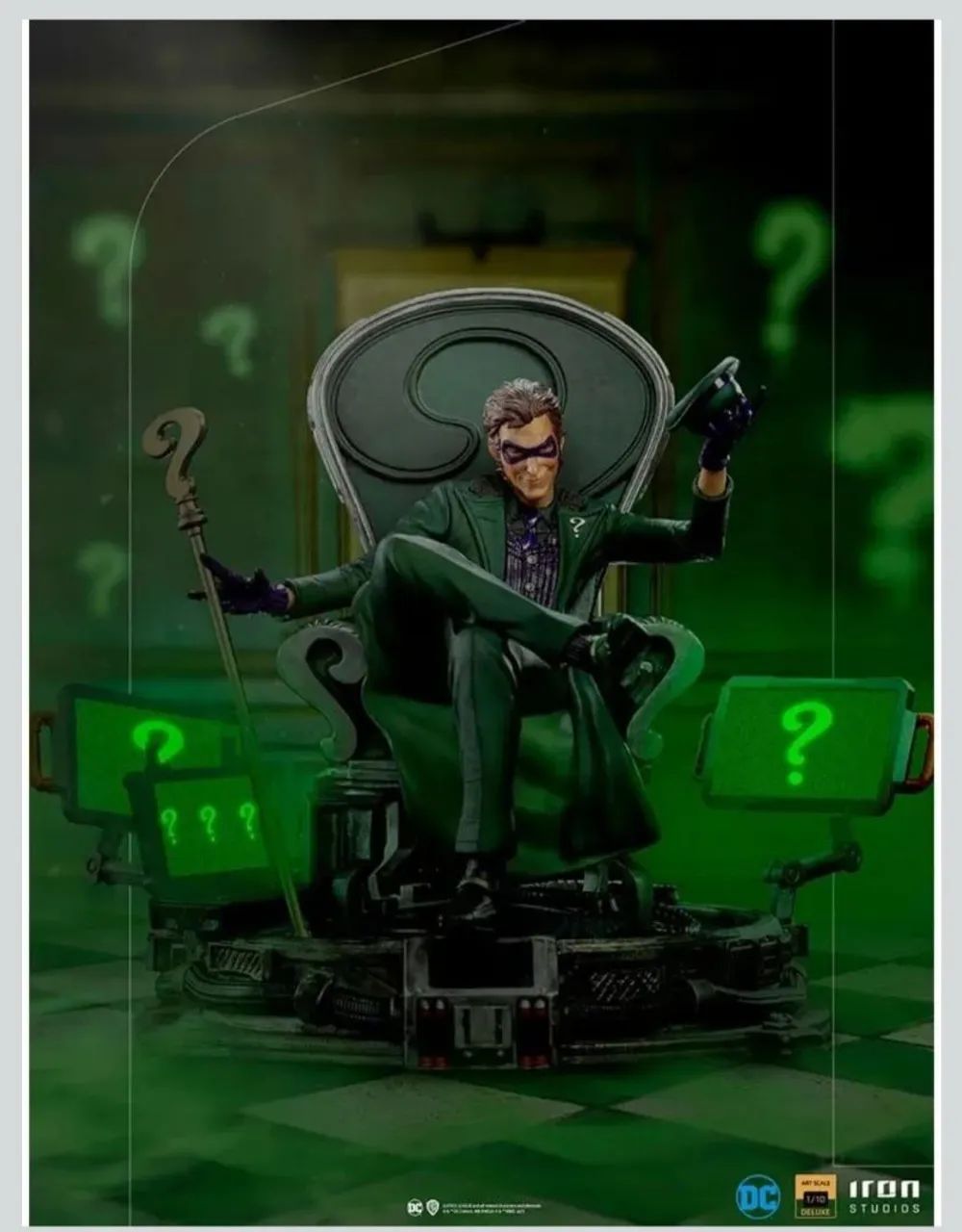 The Riddler Deluxe - 1/10 Art Scale - DC Comics Series 7 - Iron Studios [ CHARADA] - Foto 6