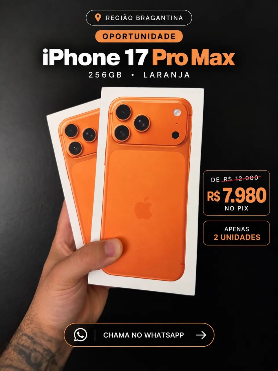 iphone 17 pro Max 256 gb novo 