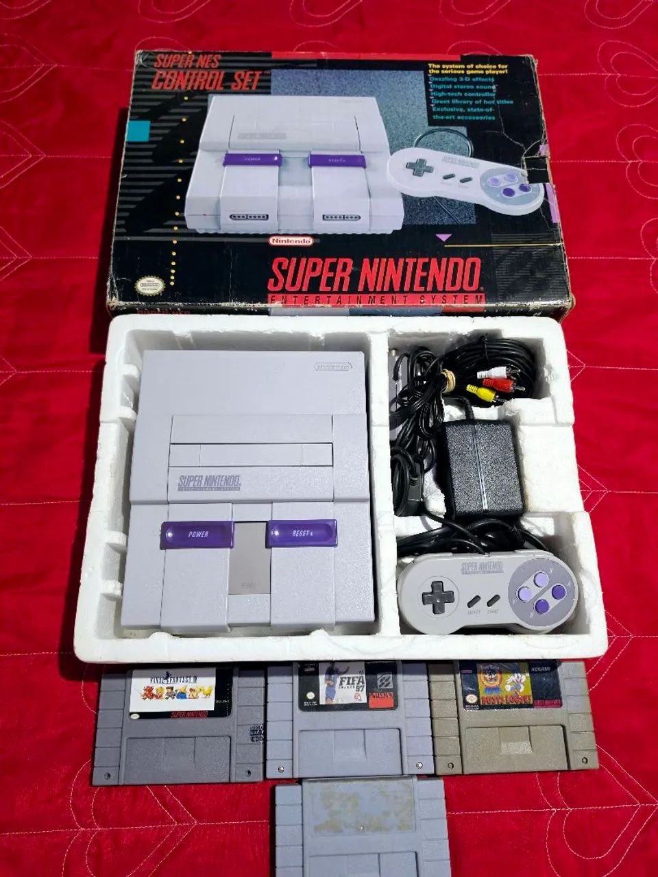 Vendo super nintendo funcionando perfeitamente 
