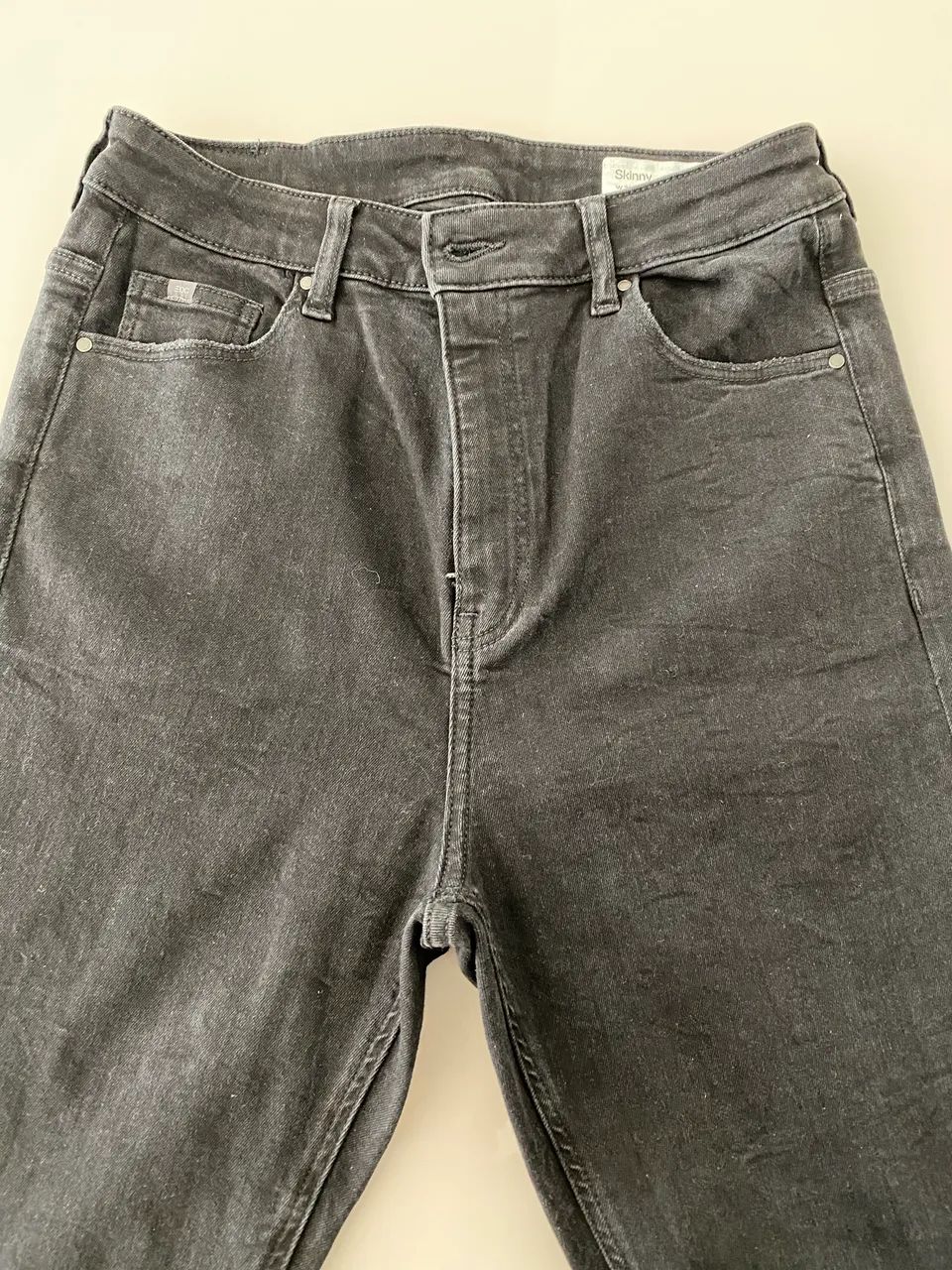 Calça Jeans com Elastano cintura alta - Foto 5