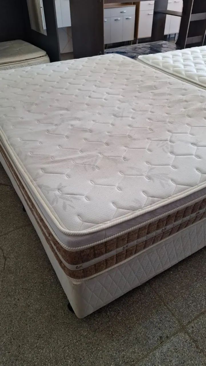 Cama box casal castor molas ensacandas bambú  - Foto 2