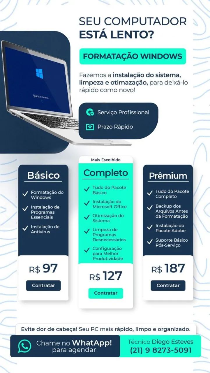 Formatação de pc