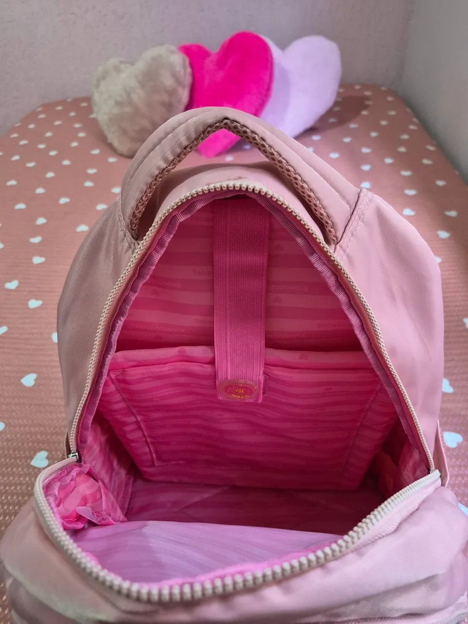 Kit Escolar Rebecca Bonbon Rosa - Mochila + Lancheira + Estojo  - Foto 4