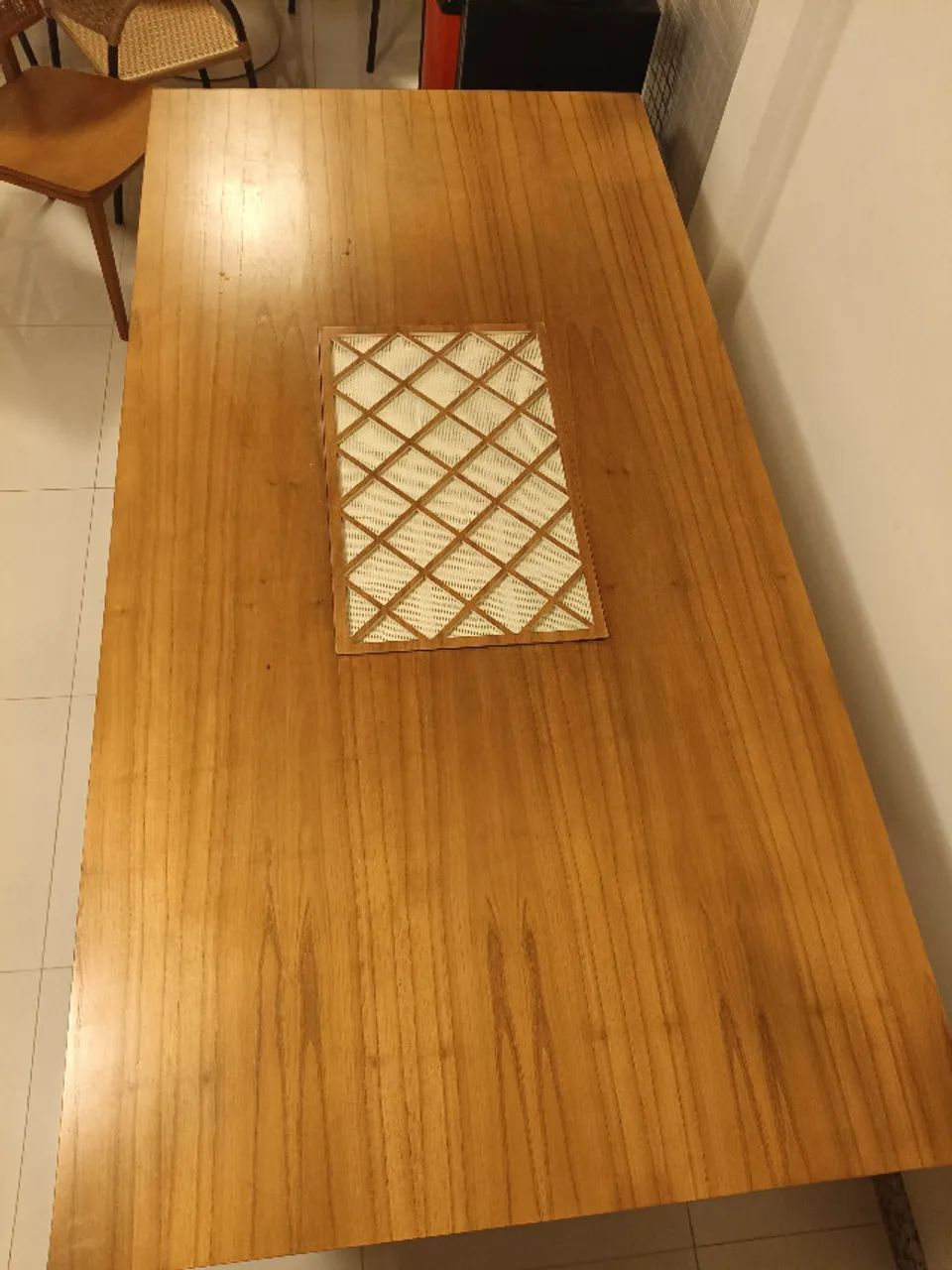 Mesa de Jantar retangular em madeira - Foto 4