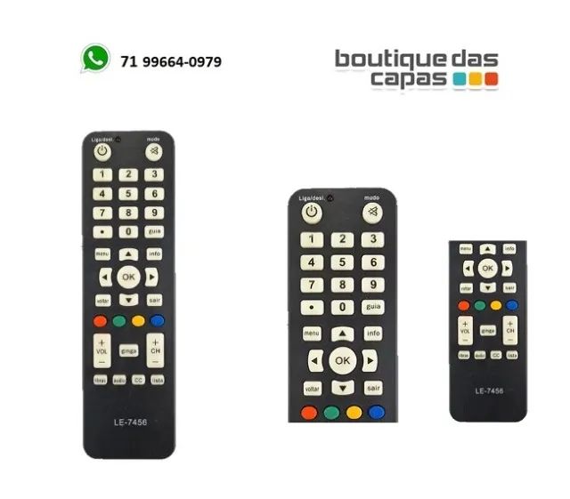 Controle remoto par conversor digital aquário intelbras Cd-901 / Cd-902 le-7456 