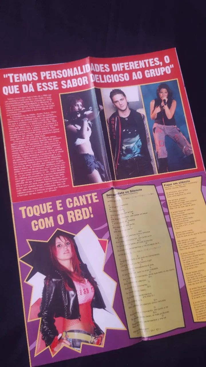 Megapôster RBD Oficial Vol.4 (Excelente estado com poucas marcas de uso) - Foto 3