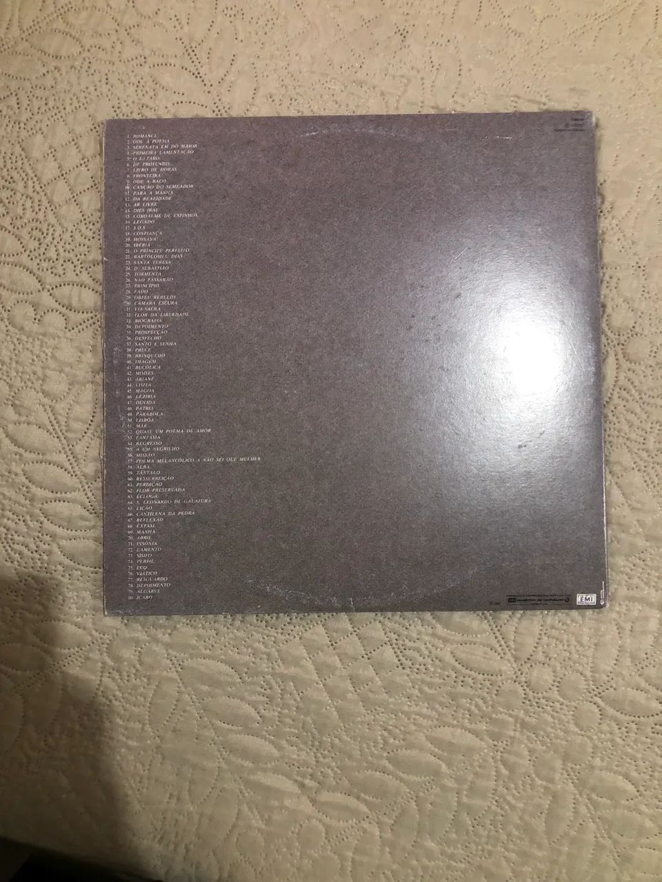 Disco de Vinil Miguel Torga 80 poemas  - Foto 2