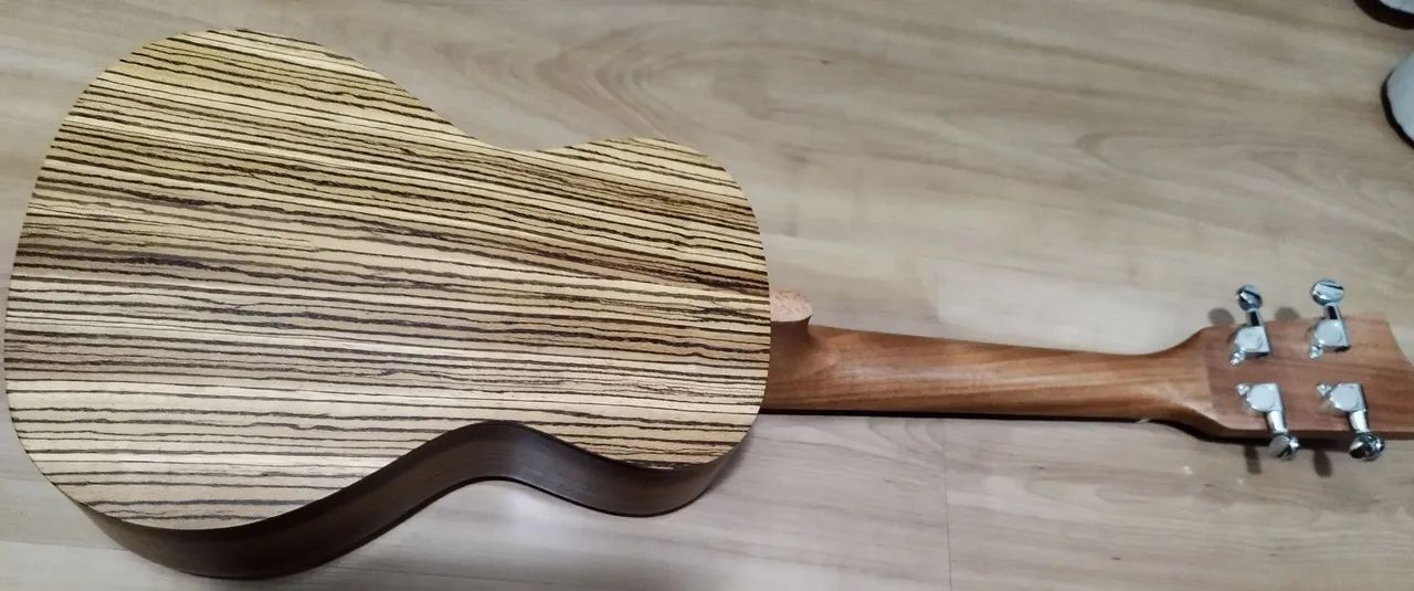 Ukulele Rainbow Zebrawood