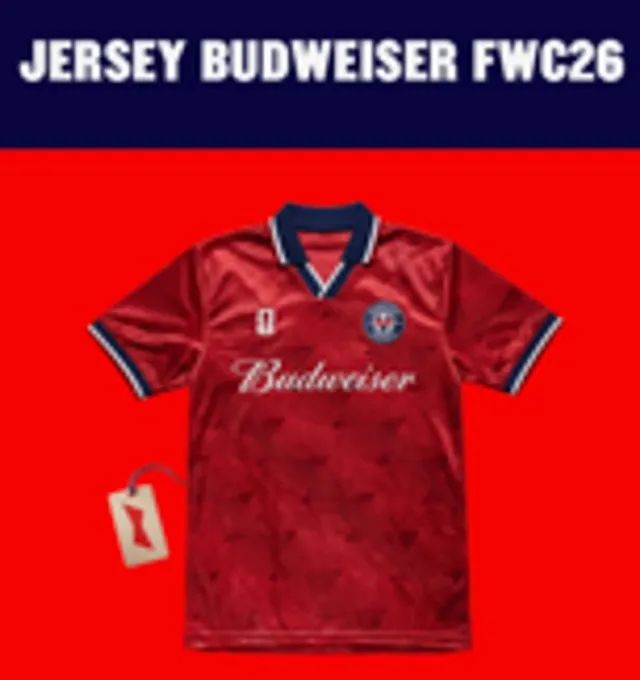Jersey BUDWEISER FWC26 (Camiseta - P) 