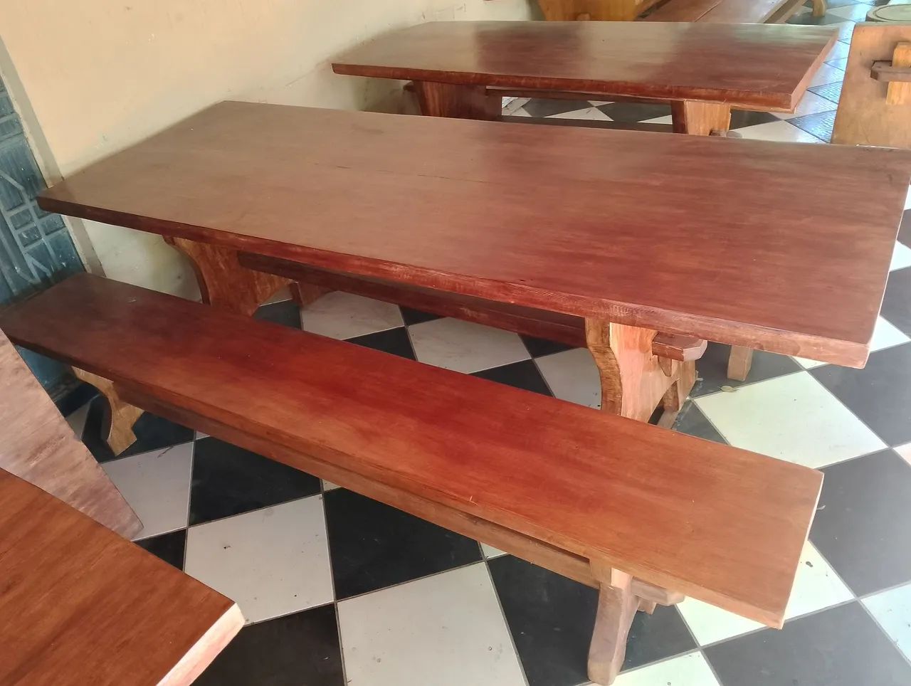 Mesa Rústica de madeira  - Foto 4