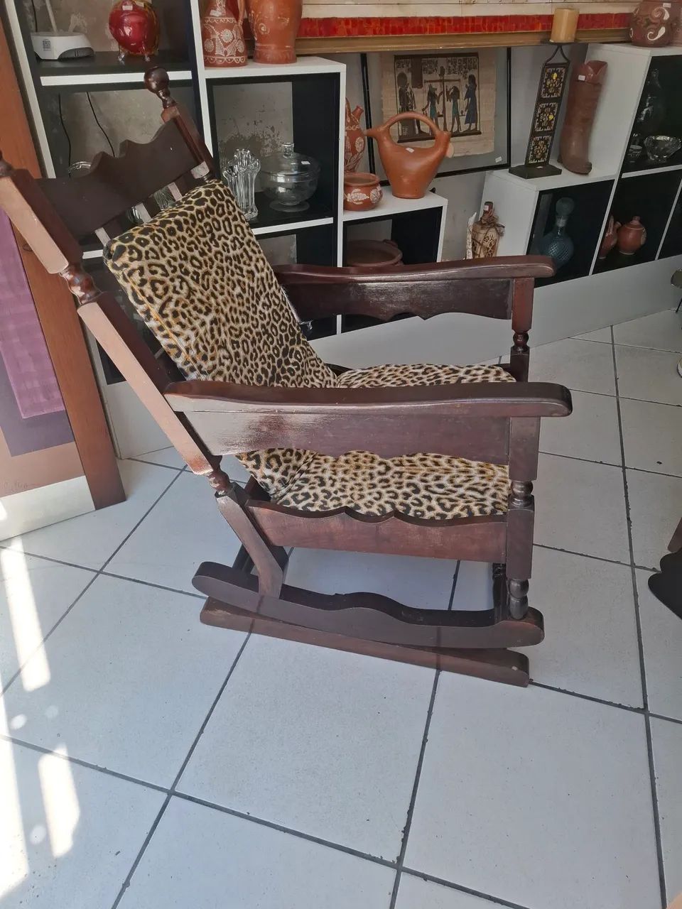 Cadeira balanço antiga - Foto 2