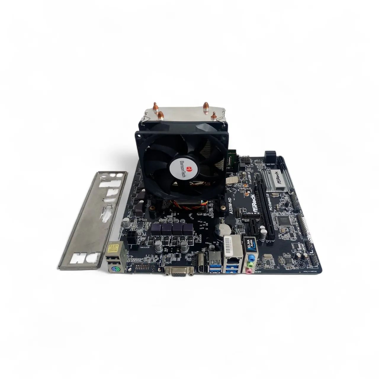 Kit placa mãe asrock a320m