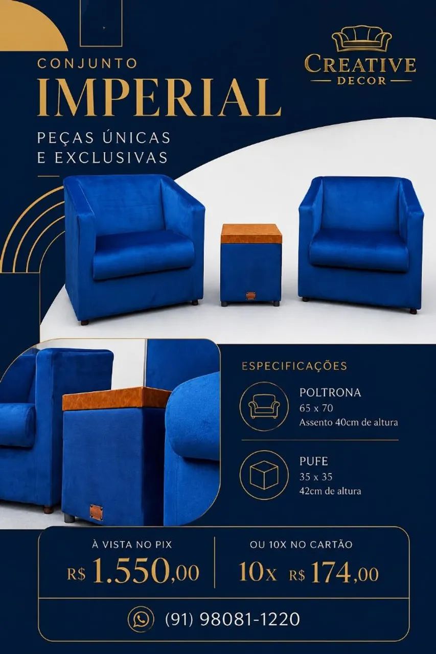 Conjunto de poltronas  - Foto 5