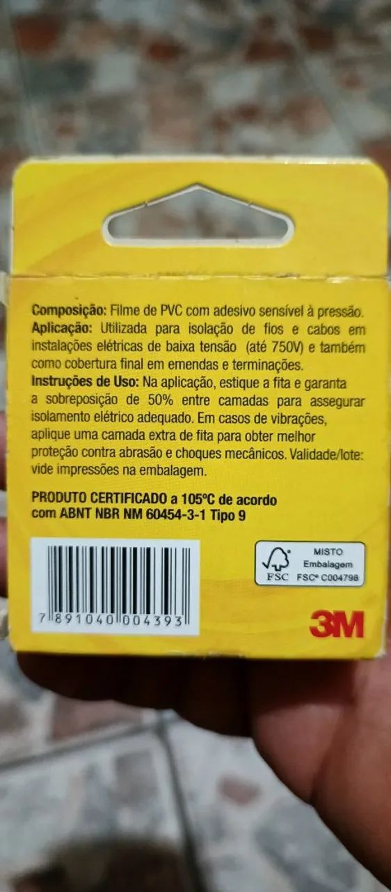 Fita Isolante 3M Scotch 33+ 10m. Profissional e Resistente - Foto 2