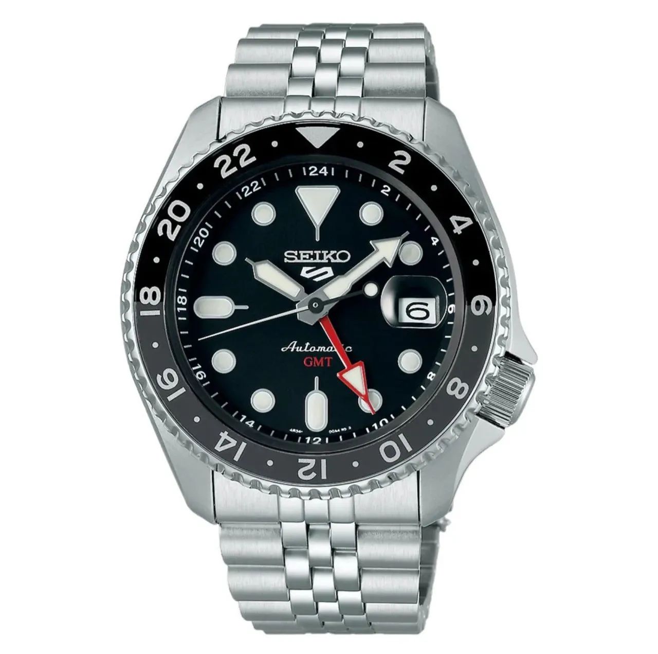 Seiko 5 Sports GMT Black Automático Full Set- SSK001