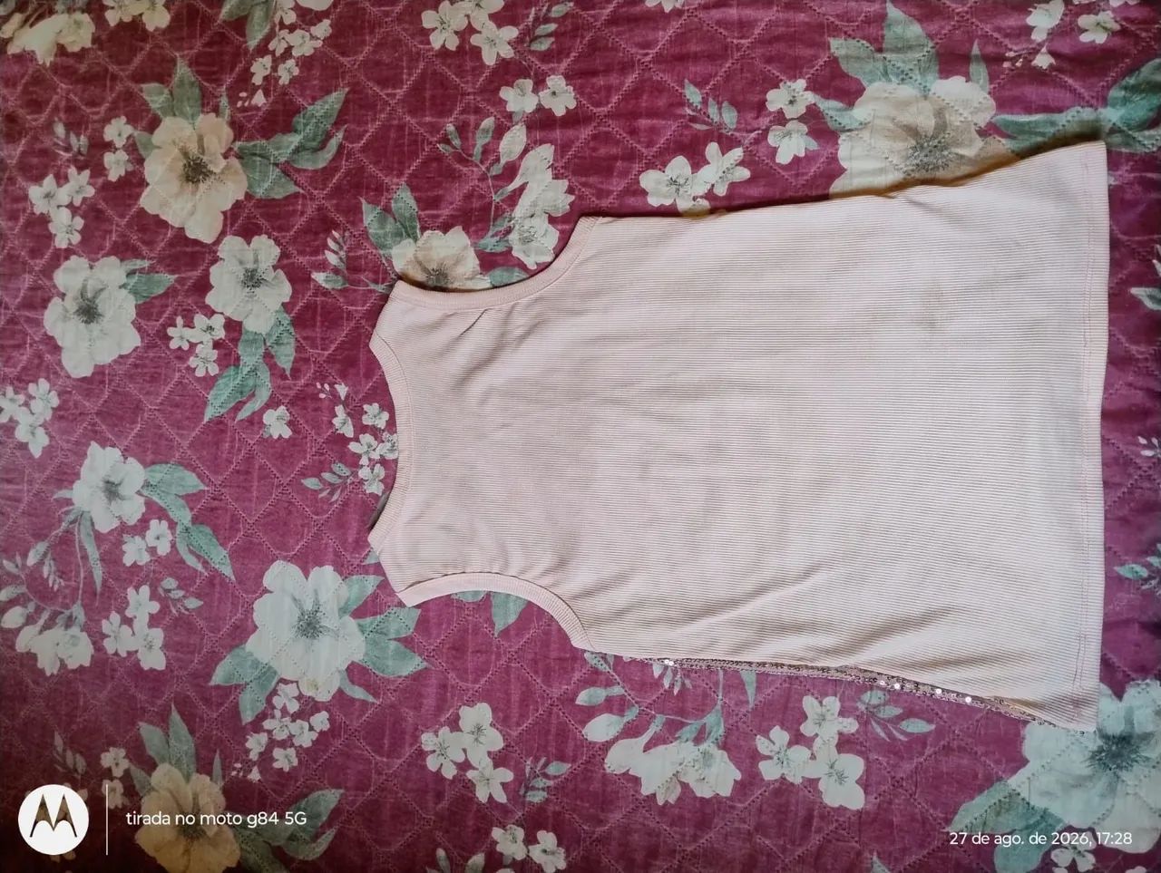Blusa com lantejoulas rosa anos 2000 - Foto 4